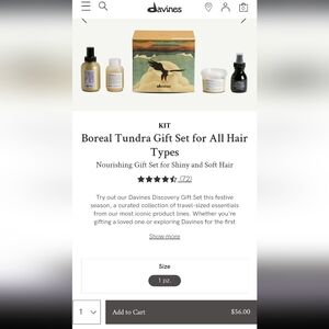 Davines Boreal Tundra Hair Care Set - Nourishing Essentials